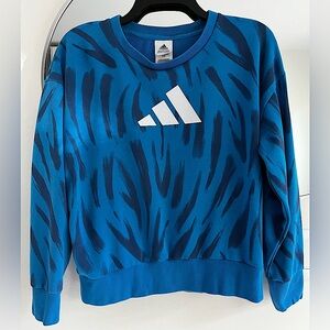 Adidas Sweatshirt Blue Juniors Size XL (16)